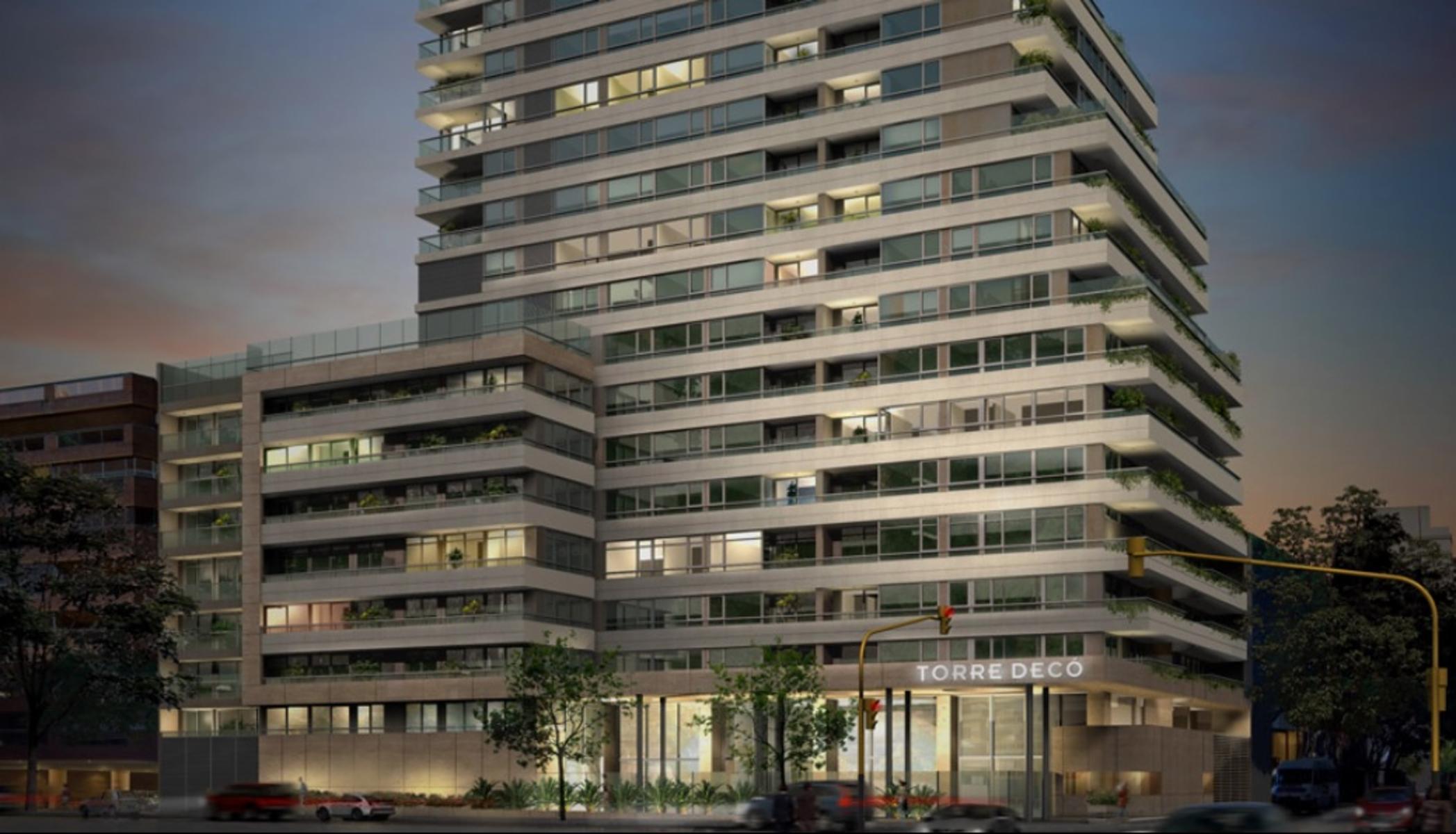 TORRE DECÓ Recoleta. Departamento de 2 ambientes con cochera y baulera.