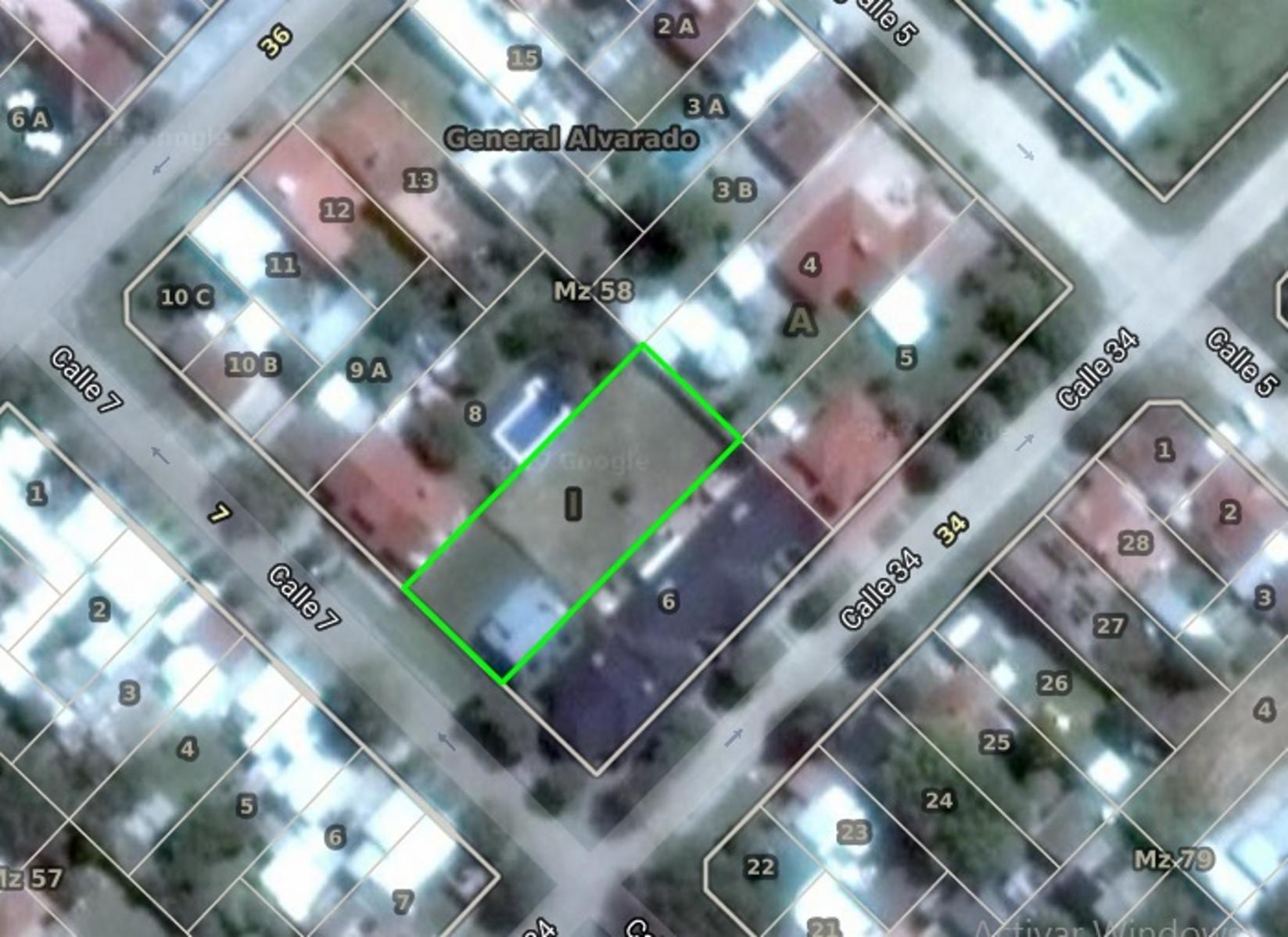 (VENTA 143) Calle 7 e/ 34 y 36 - Miramar. Terreno en Venta.
