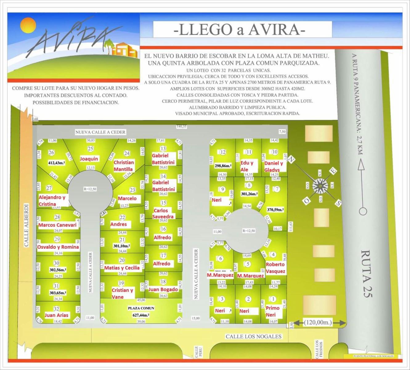 3 excelentes lotes en venta en escobar barrio cerrado próximo a panamericana