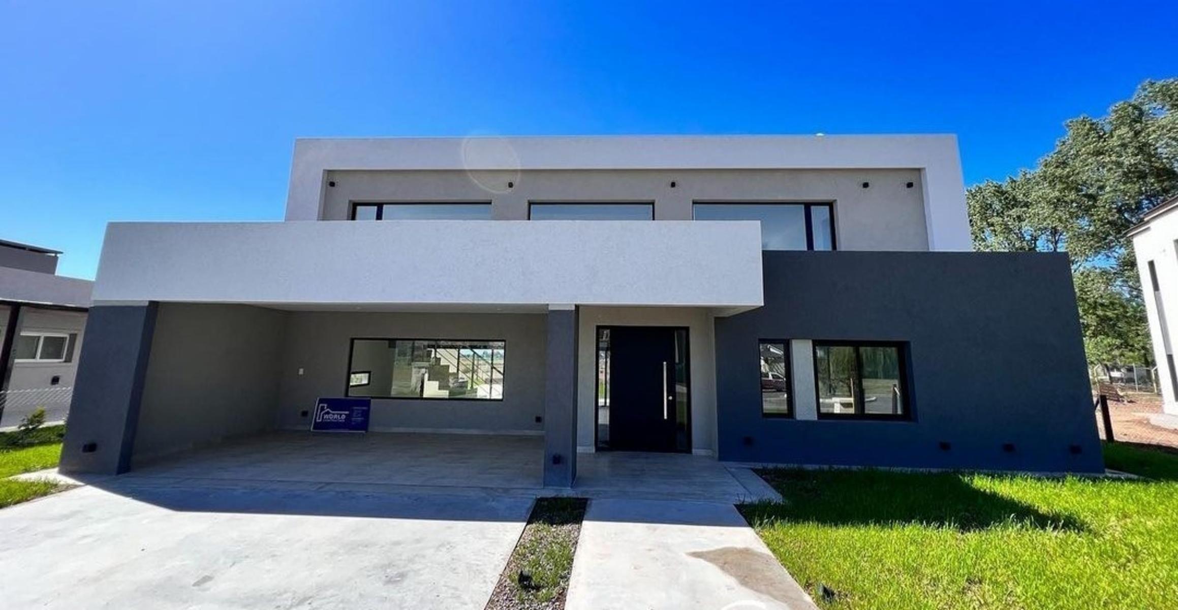 CASA A ESTRENAR DE 5 AMB. CON PISCINA EN BARRIO PRIVADO LA ALAMEDA. CANNING.