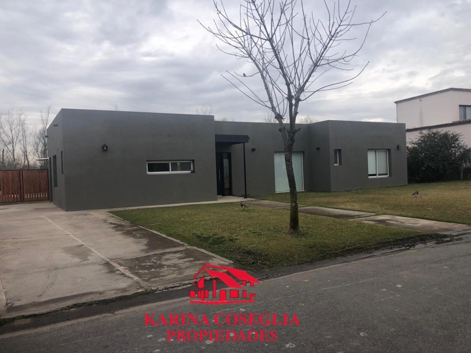 CASA CON PILETA , EN UNA PLANTA , BARRIO PRIVADO BARBARITA