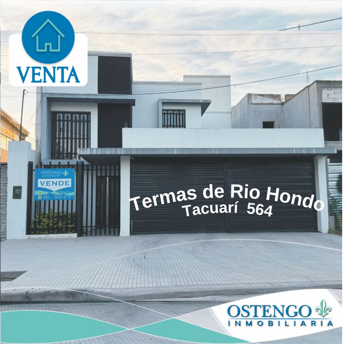 TERMAS DE RIO HONDO- CASA 3D- VENTA- EXCELENTE