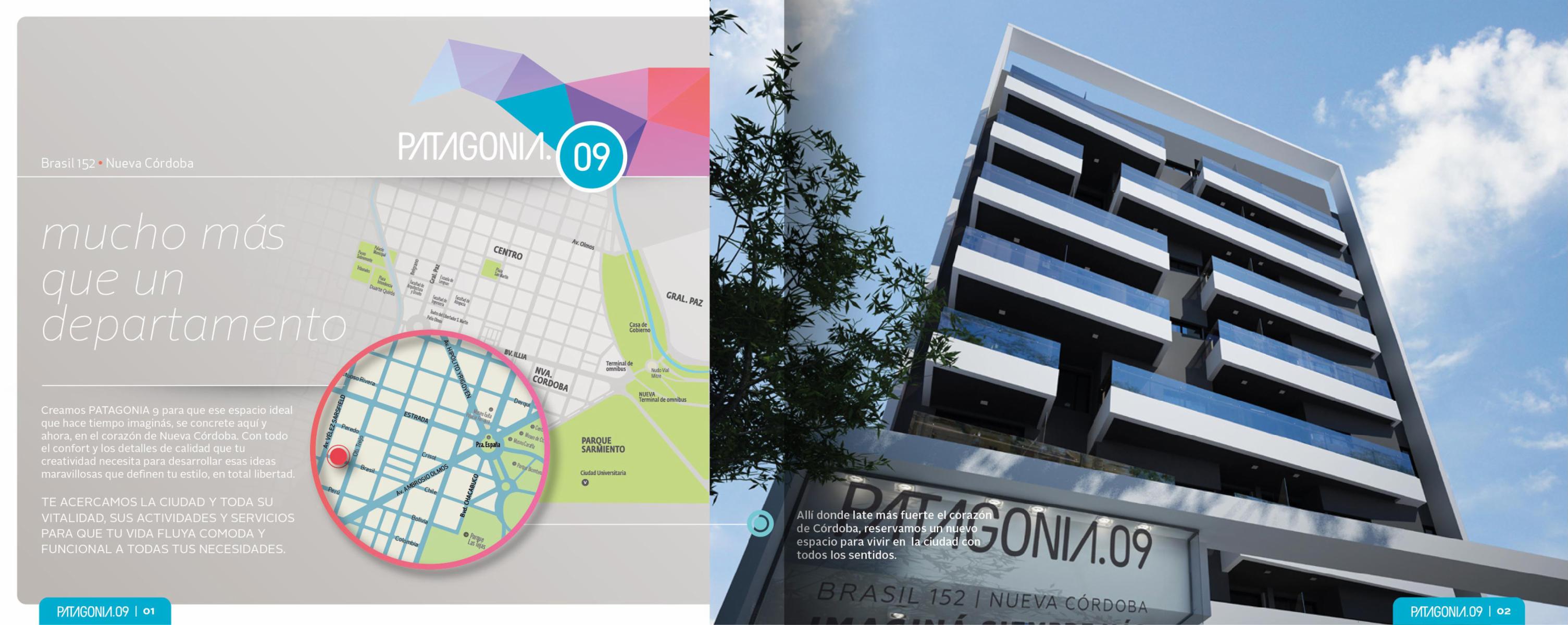PATAGONIA 09 + NUEVA CÓRDOBA +  UNIDADES DE CATEGORÍA DE 1 y 2 DORMITORIOS + AMENITIES