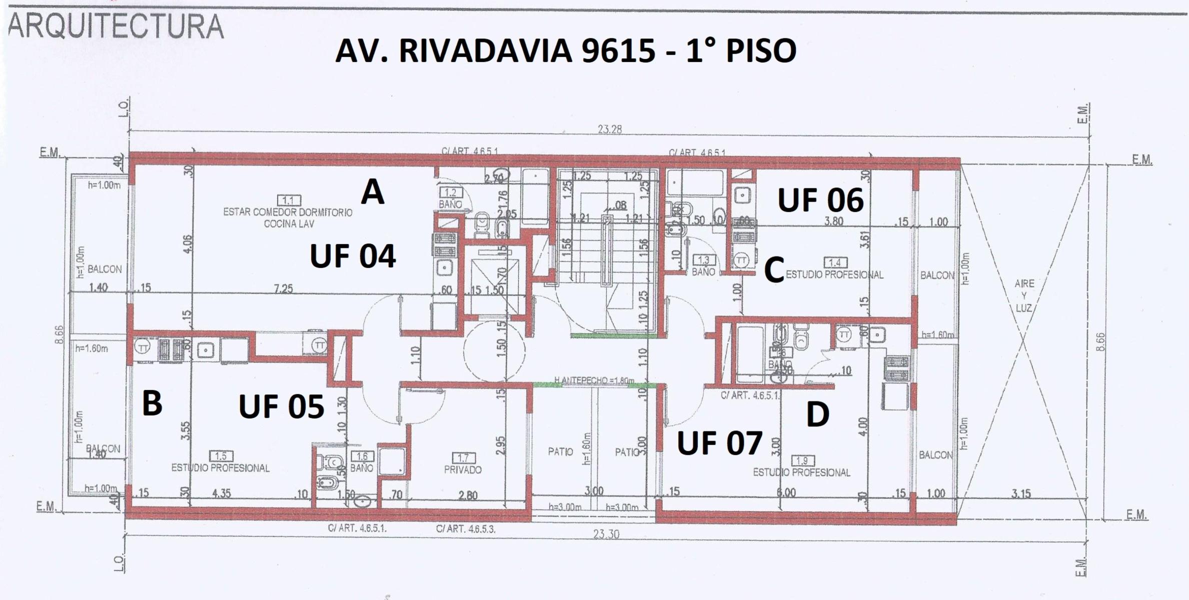 Departamento Excelente 1 y 2 Amb A Estrenar En POZO/ Av. Rivadavia 9600 · Villa Luro — foto 3