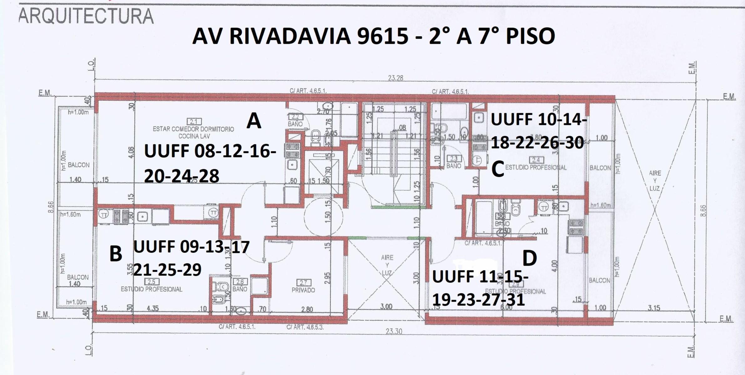 Departamento Excelente 1 y 2 Amb A Estrenar En POZO/ Av. Rivadavia 9600 · Villa Luro — foto 4