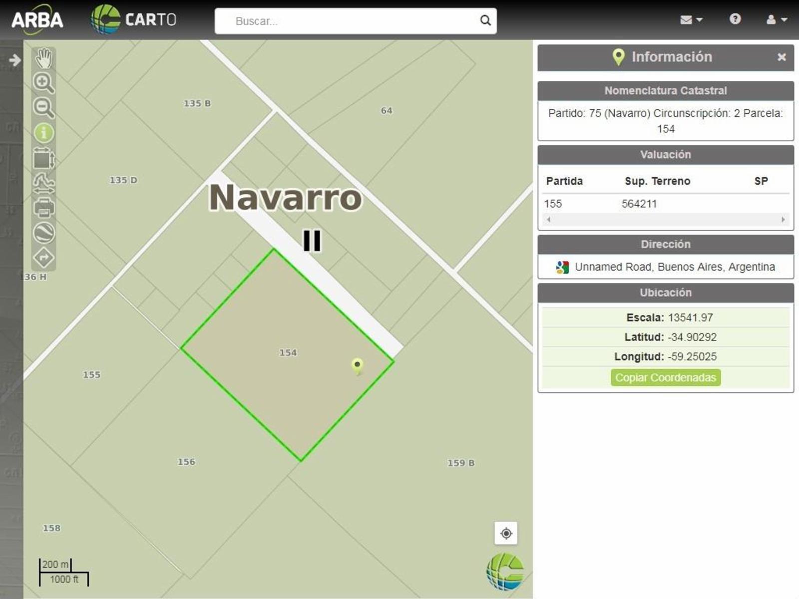 3 Fracciones de campo a 2 Km de Ruta 47