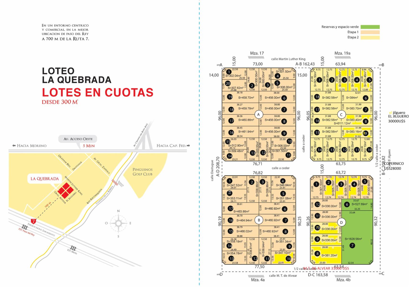 Lotes en Venta en Paso del Rey, con Facilidades de Cuotas