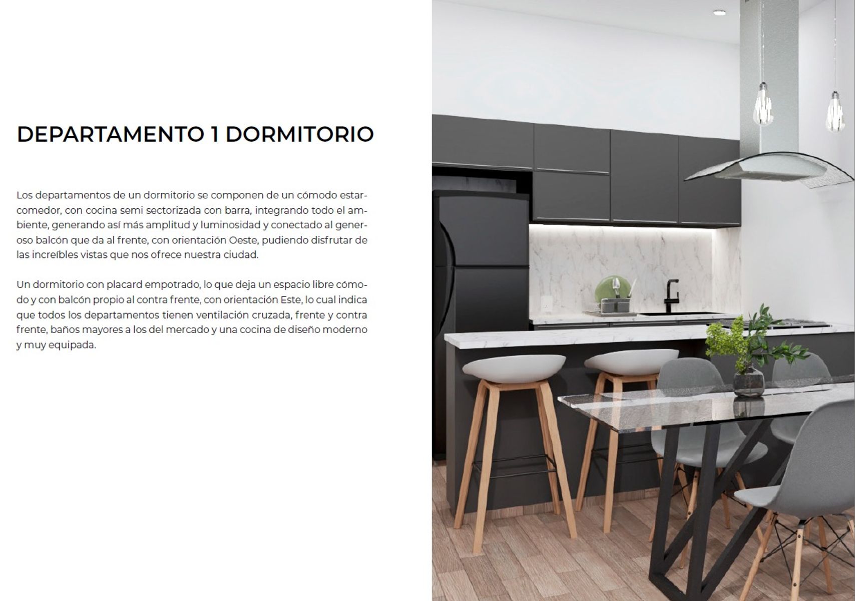 Departamento de 50 m² con 1 Dormitorio en Venta en Candioti Sur