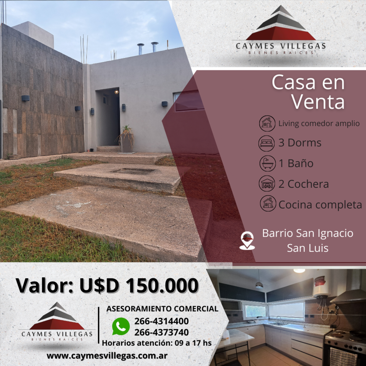 Casa en Venta Barrio San Ignacio Ruta 3