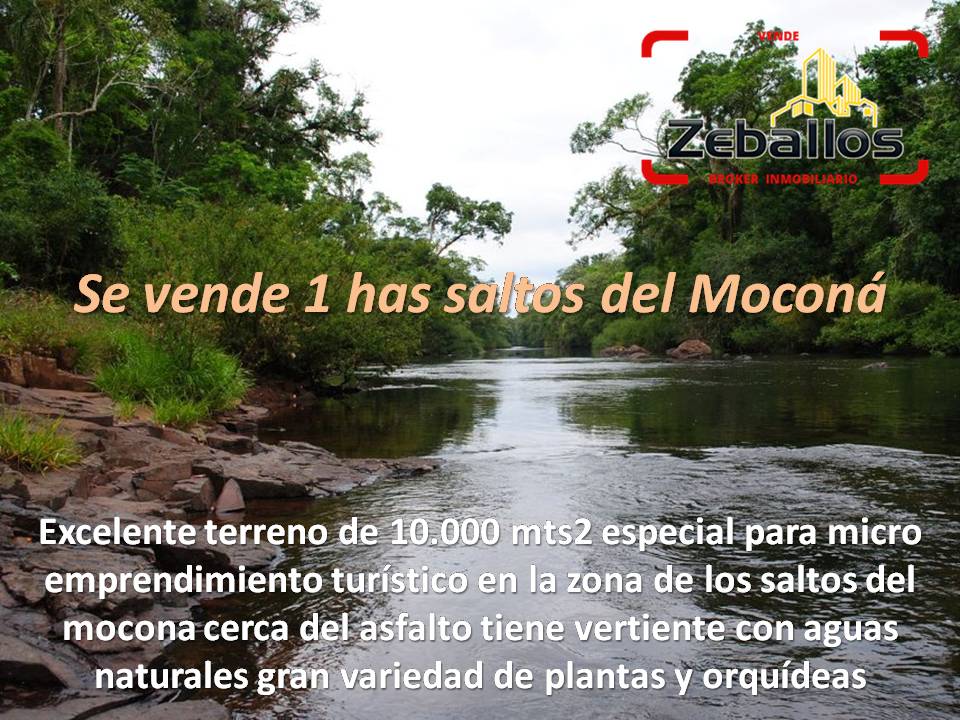 Vendo terreno en saltos de Mocona