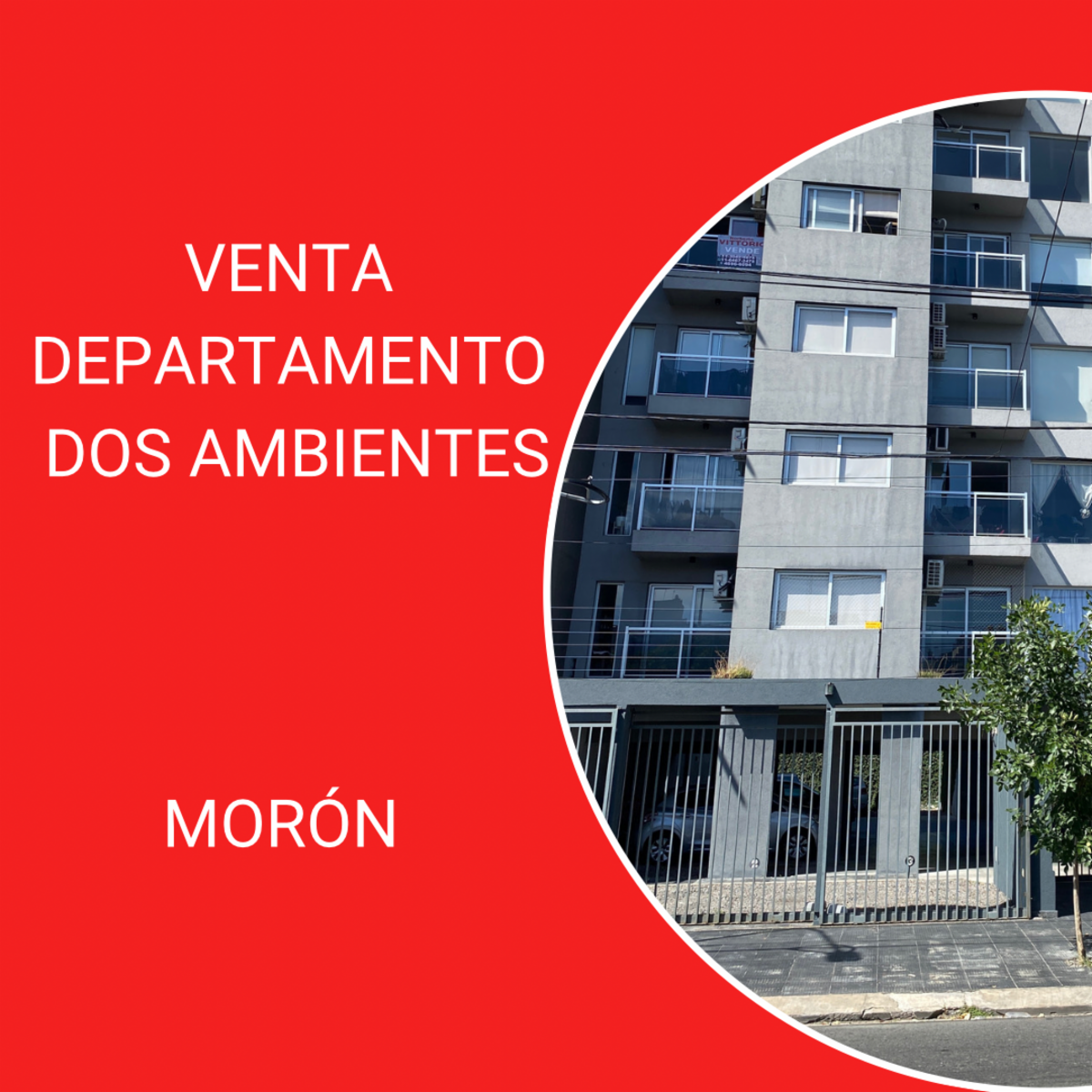 VENTA DEPTO DOS AMBIENTES EN MORÓN