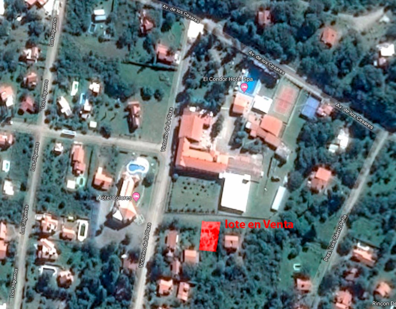 Terreno al pie de la sierra en El Rincón (a metros del conocido Hotel Condor)