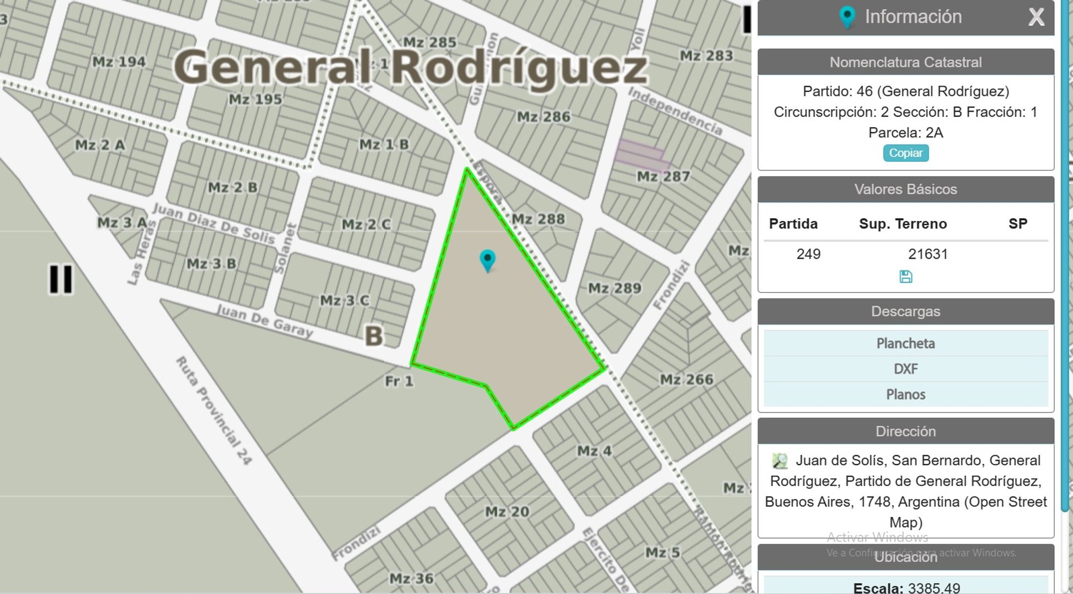 Juan díaz de solís y Int. Guillermon · General Rodriguez — foto 7