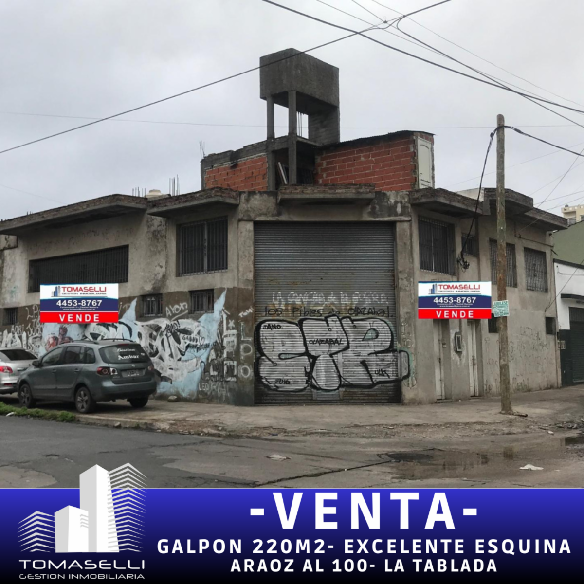 VENTA - GALPON - LA TABLADA - EXCELENTE ESQUINA