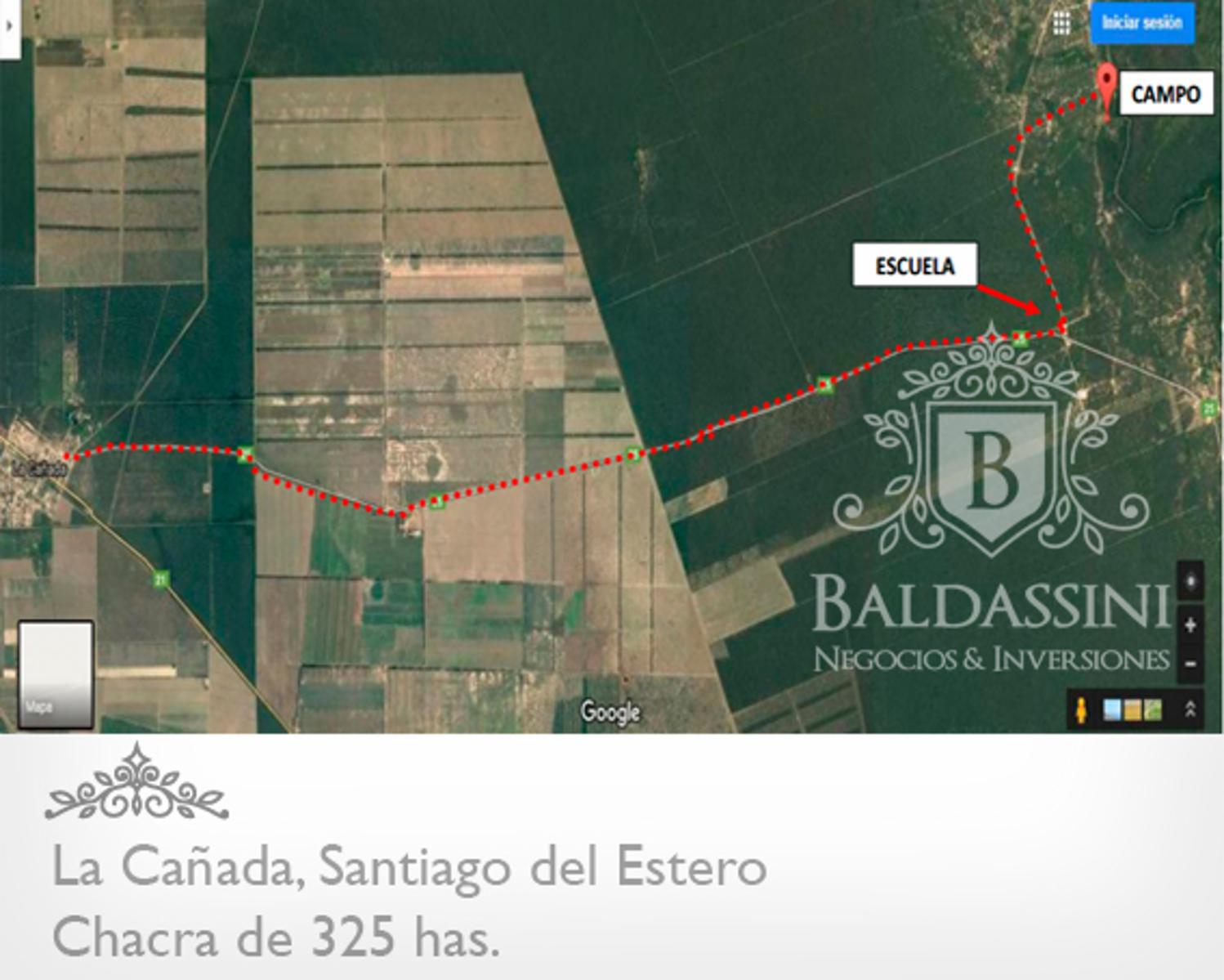 OPORTUNIDAD! CAMPO DE 325 HAS EN LA CAÑADA, SANTIAGO DEL ESTERO CON MUCHÍSIMAS MEJORAS. ESCRITURA Y MENSURA.