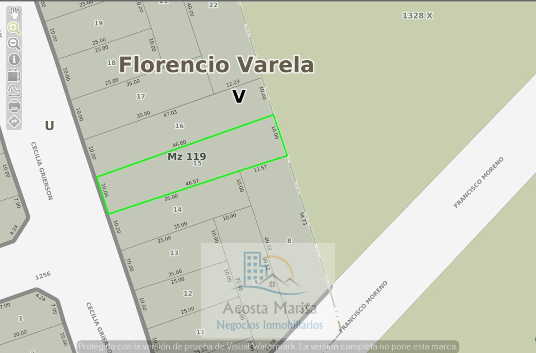 Calle 1213 N° 2800 /Florencio Varela / Bosques