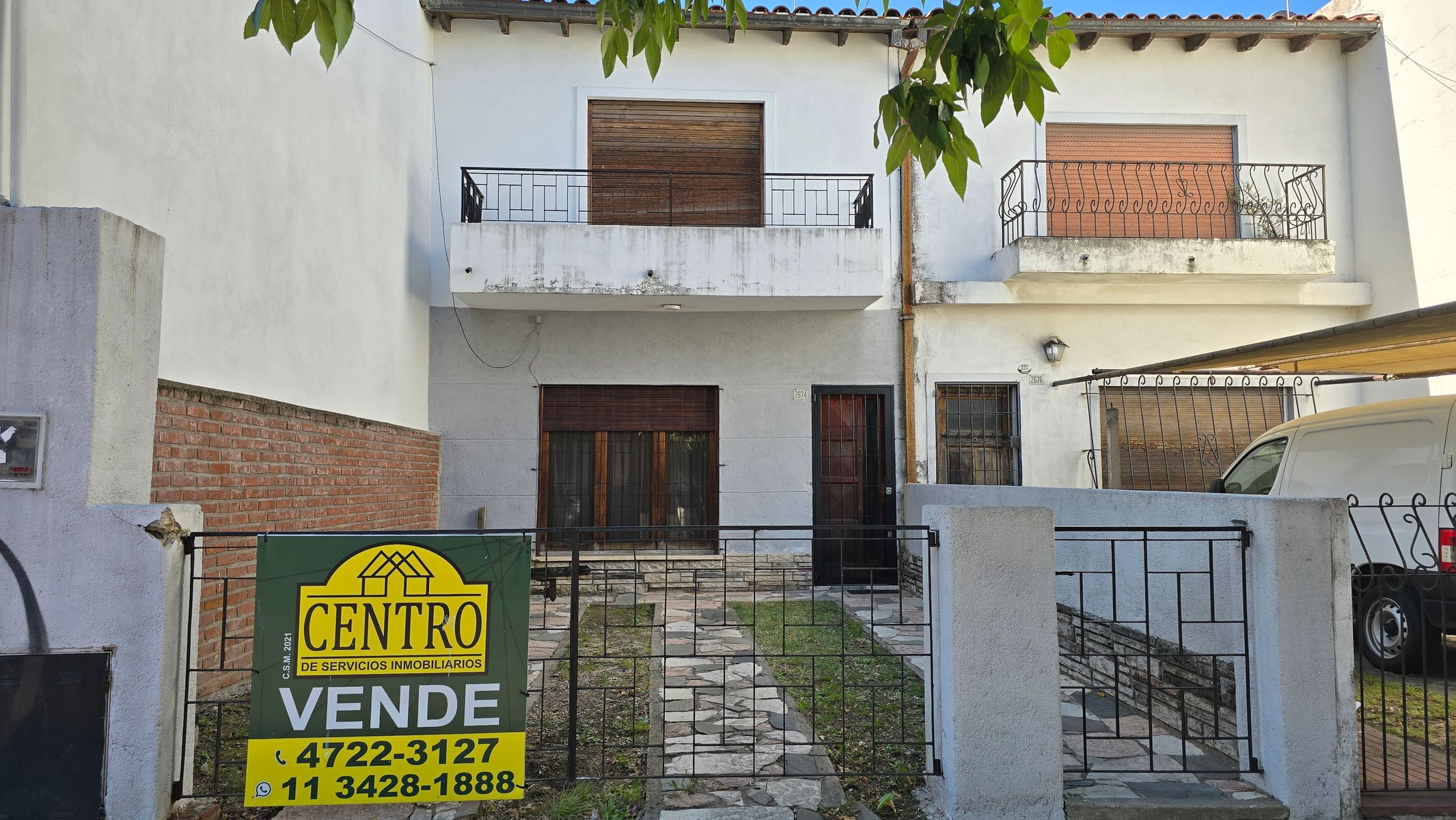 Casa 3 Ambientes, Patio, Living, Cocina Comedor, 2 Dormitorios, 2 Baños, Excelente Zona