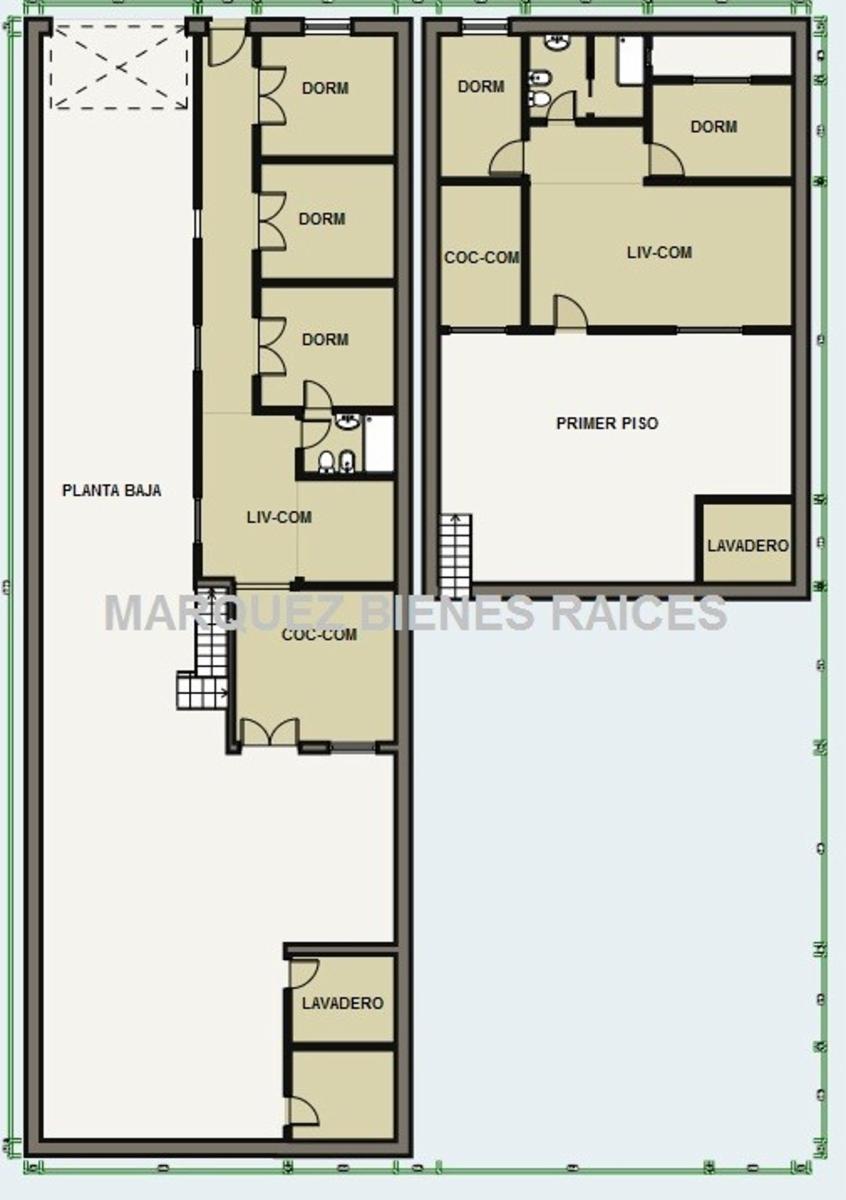 MULTIFAMILIAR: 5 AMB+3 AMBIENTES+COCHERA+PATIO+TERRAZA