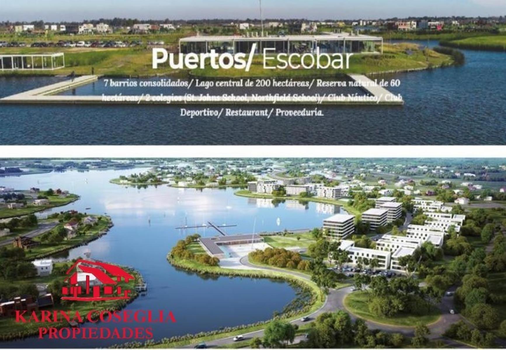 LOTE EN VENTA AL AGUA , B° PUERTOS DEL LAGO