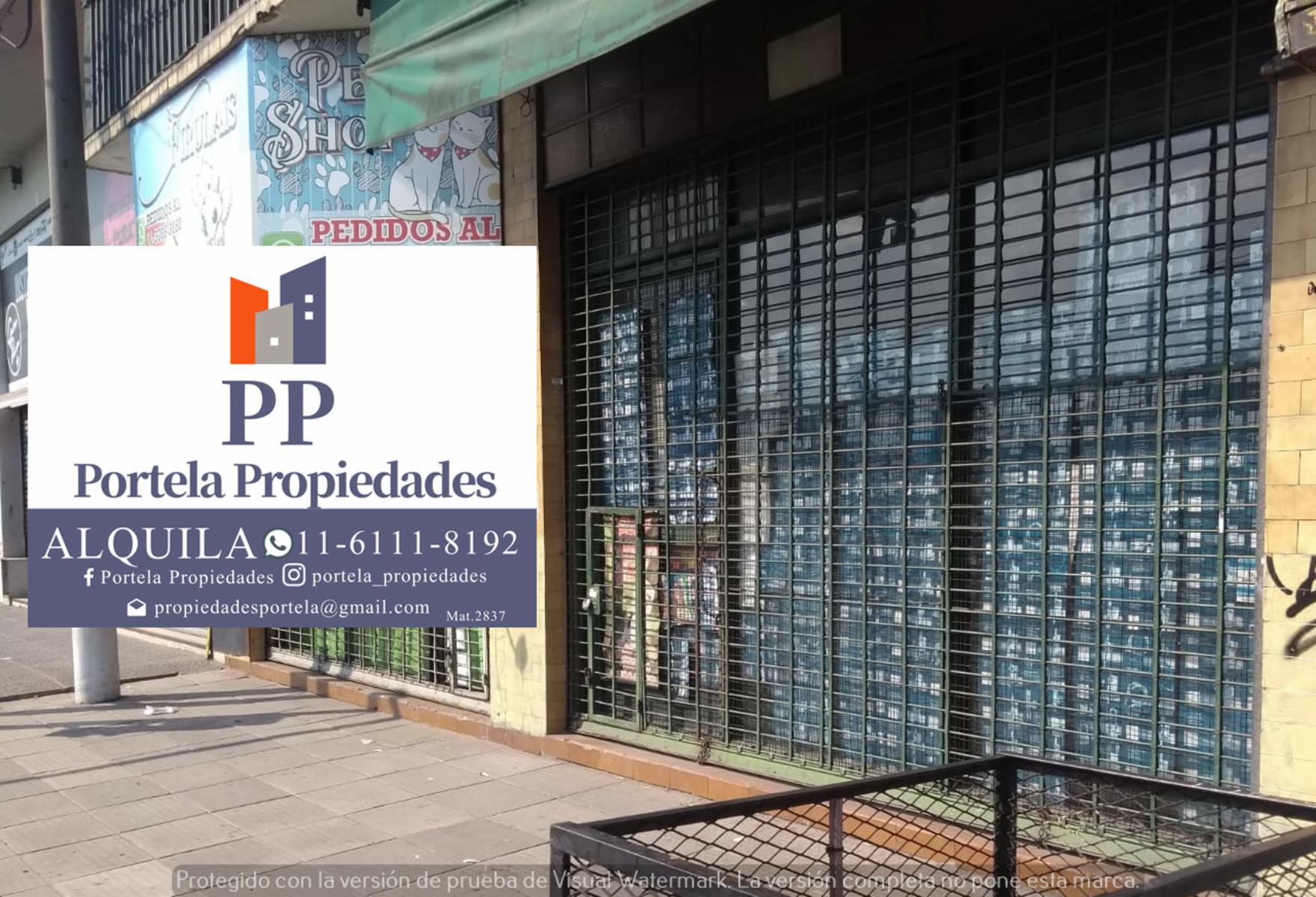 LOCAL EN ZONA COMERCIAL EN CIUDAD SANTOS TESEI, HURLINGHAM