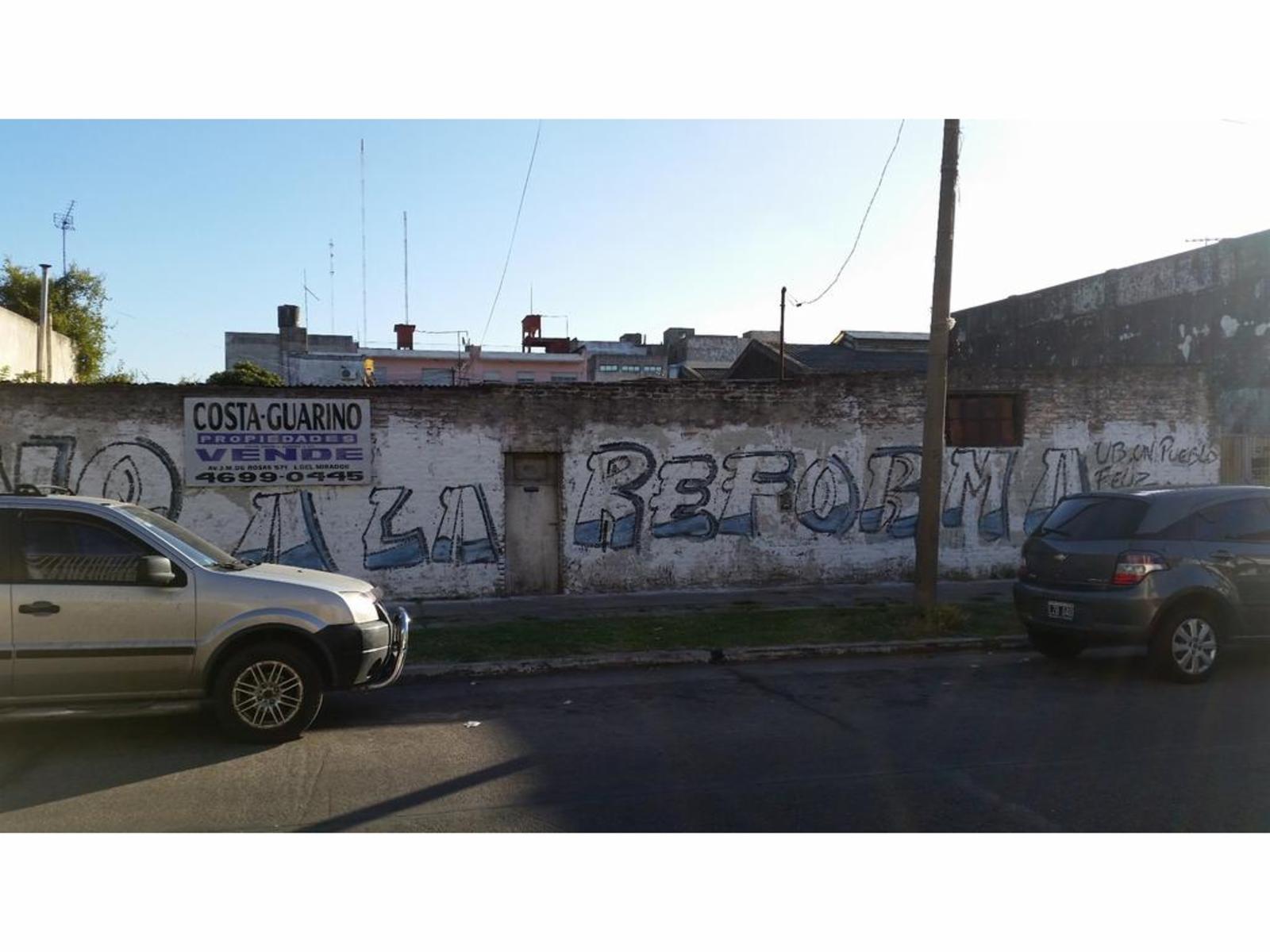 EXCELENTE LOTE DE 320M2 A 50 METROS DE AV J. M. DE ROSAS