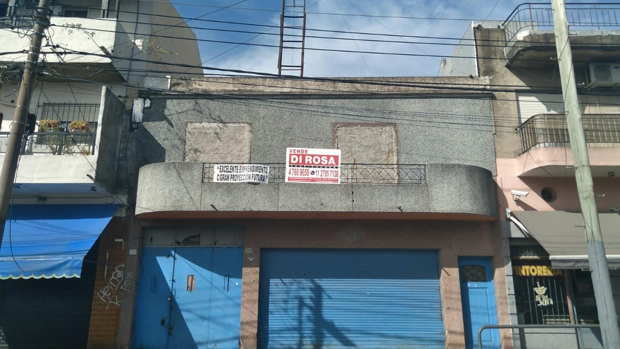 LOCAL + 2 VIVIENAS 3 AMB + COCHERAS + FDO LIBRE a RECICLAR en 2 PTAS s/ LOTE 370 Mts2  en BILINGHURTS CTRO