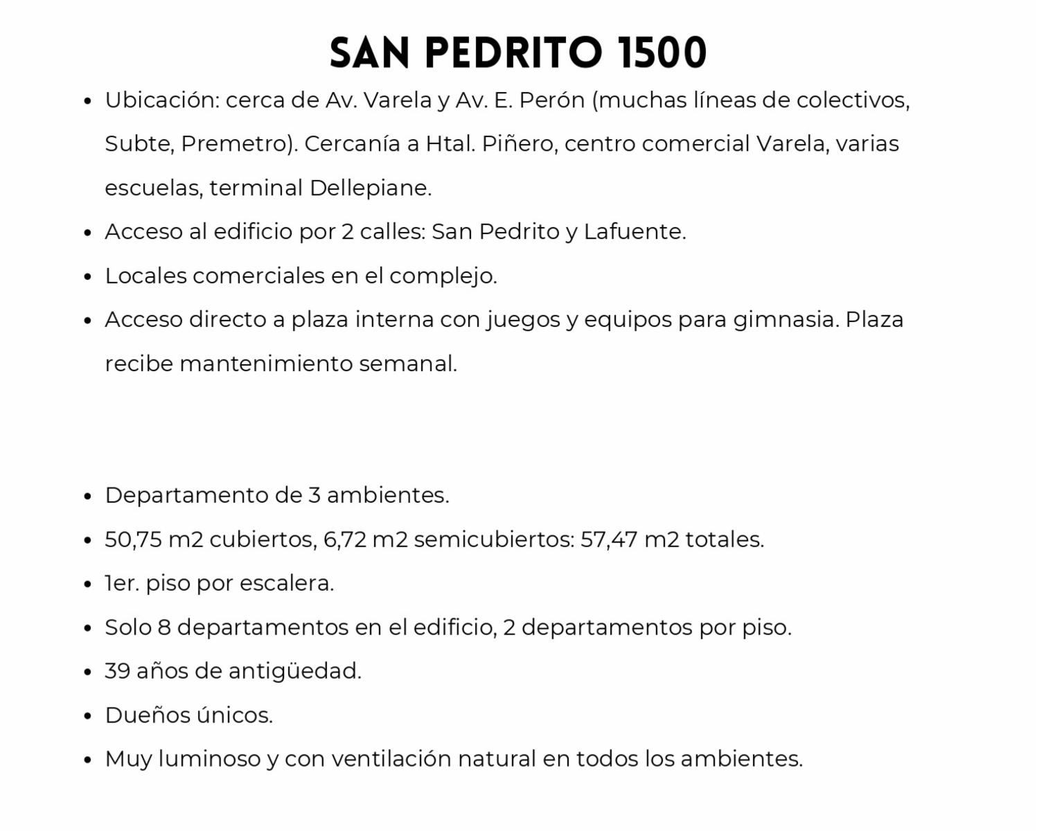 San Pedrito 1500 · Flores — foto 18