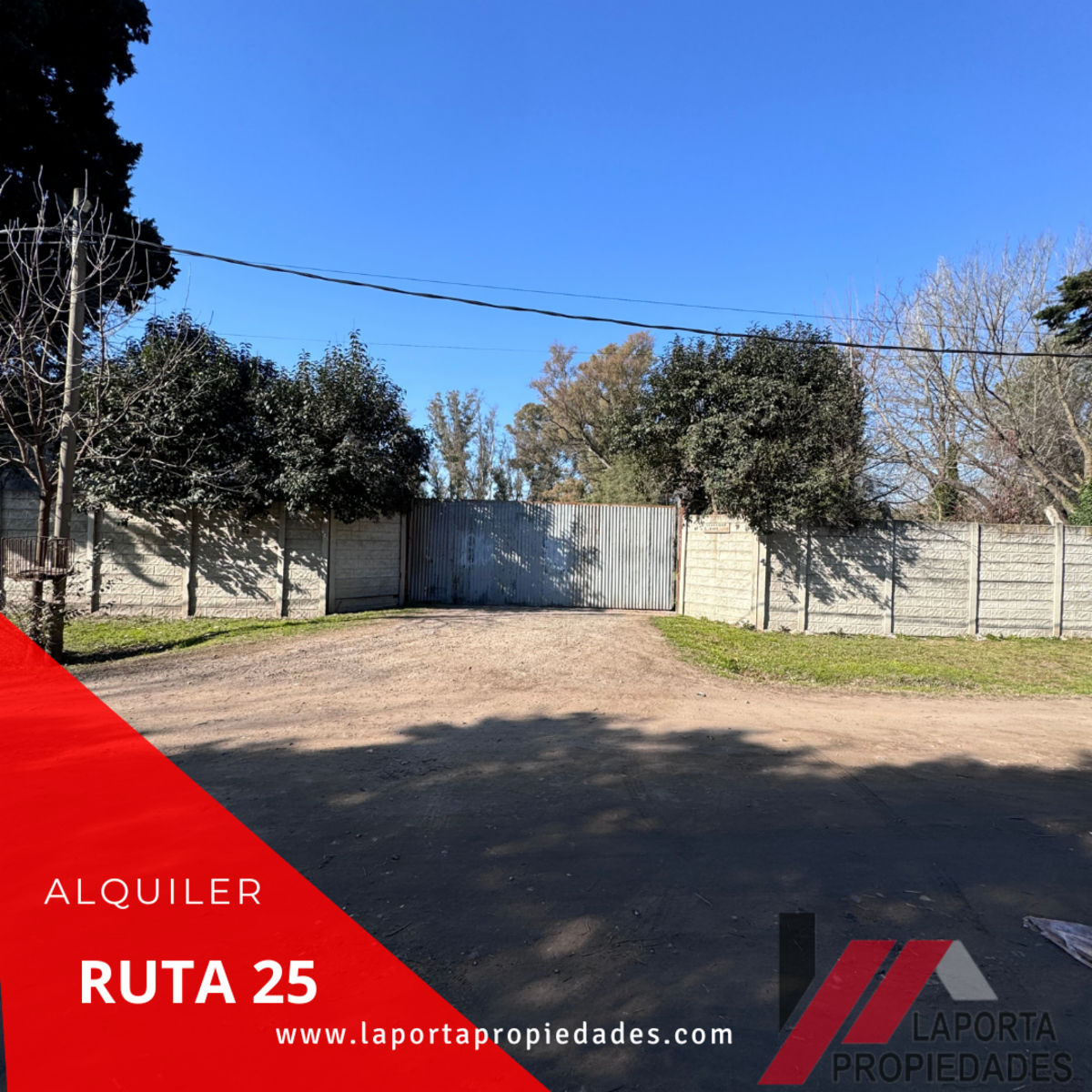 EXCELENTE LOTE EN ALQUILER