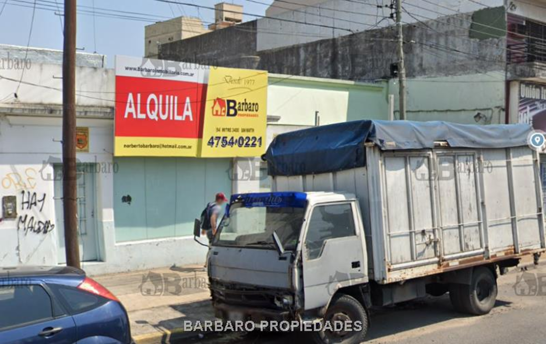 BARBARO ALQUILA LOCAL EN SAN MARTIN