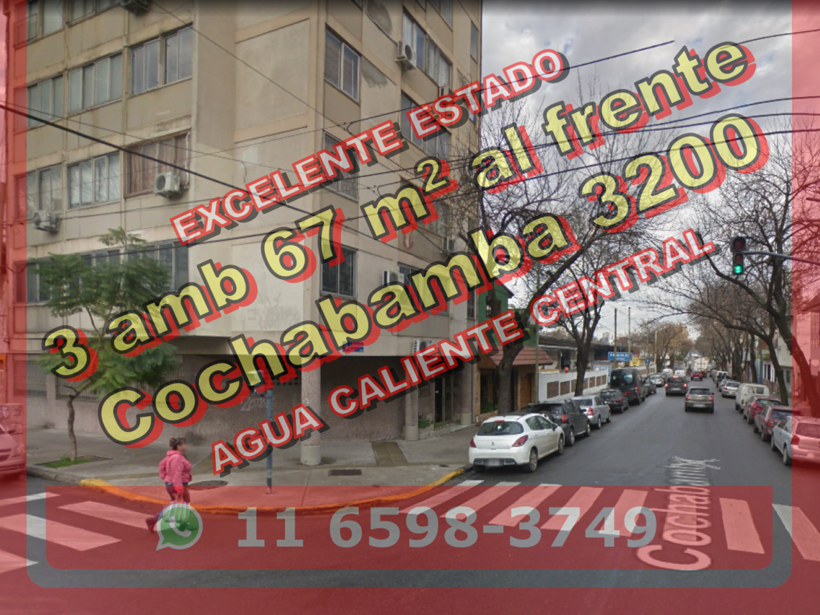 Departamento en Venta en San Cristóbal 3 ambientes 67 m2 al frente – Cochabamba 3200