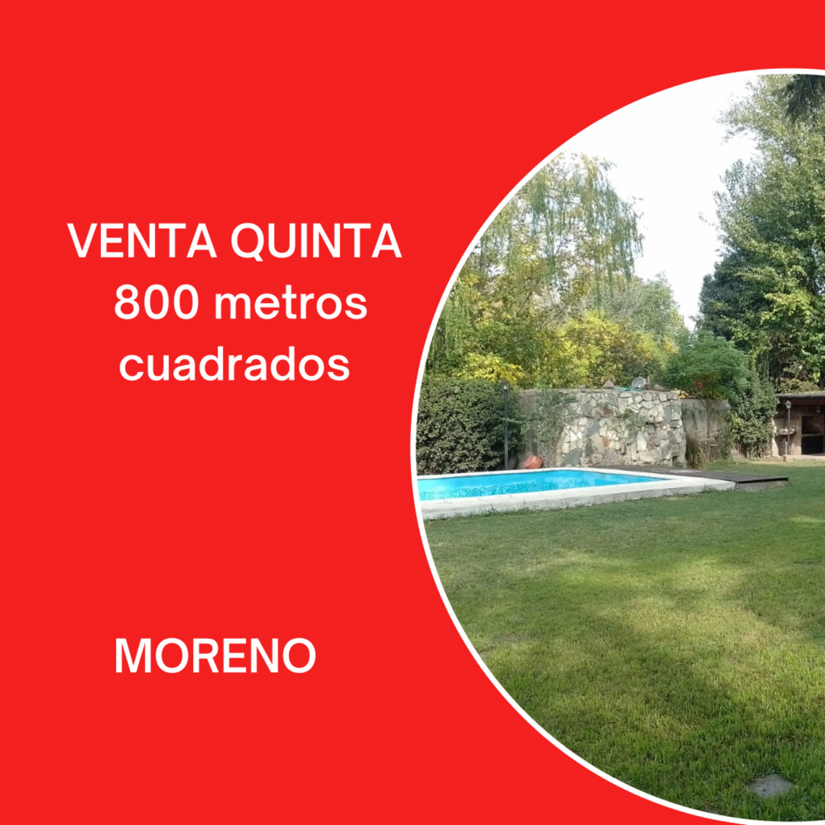 VENTA CASA QUINTA EN MORENO