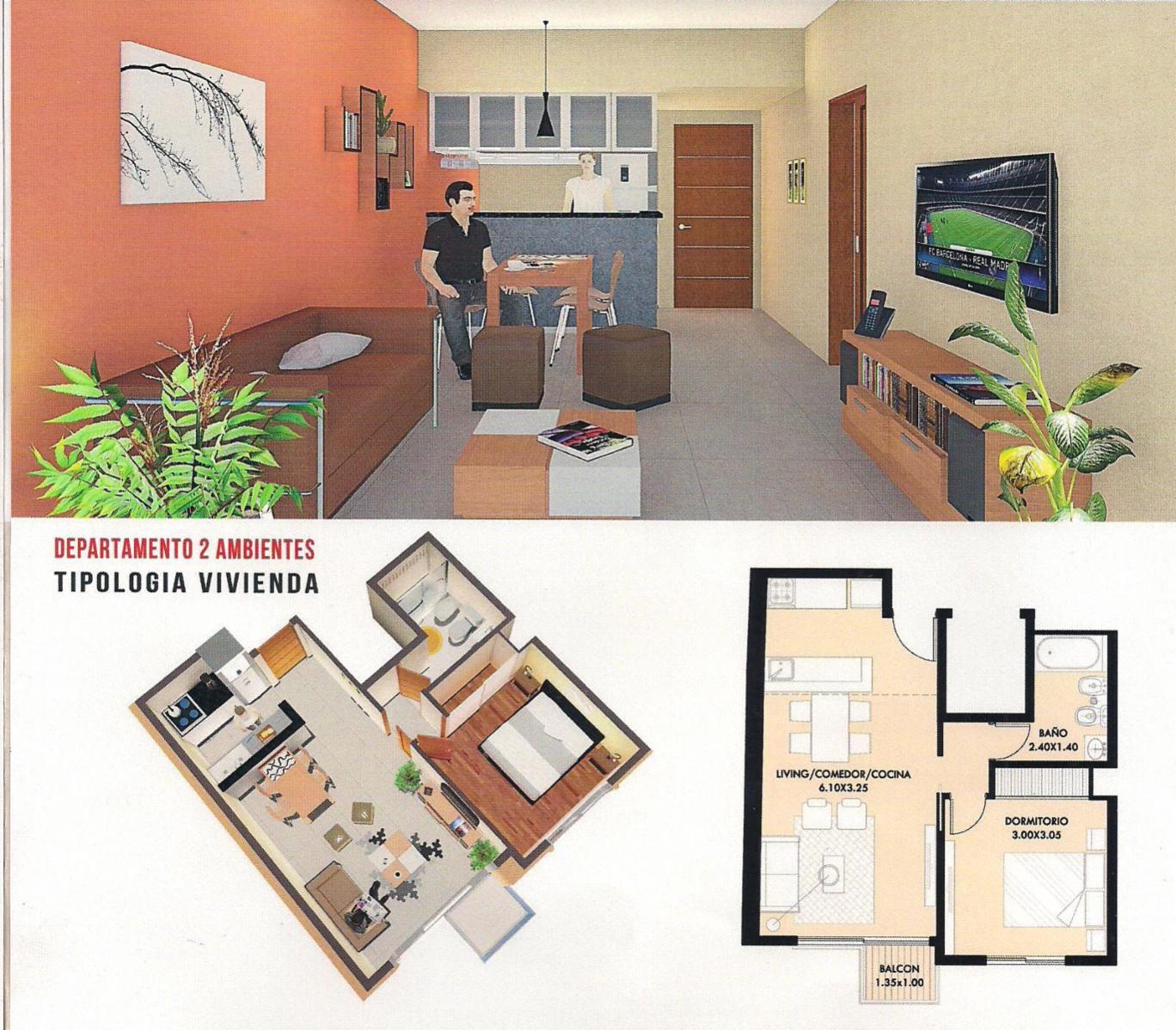 Departamento de dos ambientes de categoria en Moron Sur Consulte financiacion en pesos